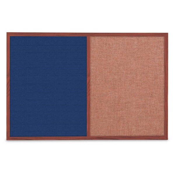 Slim Style Indoor Enclosed Corkboard, 36